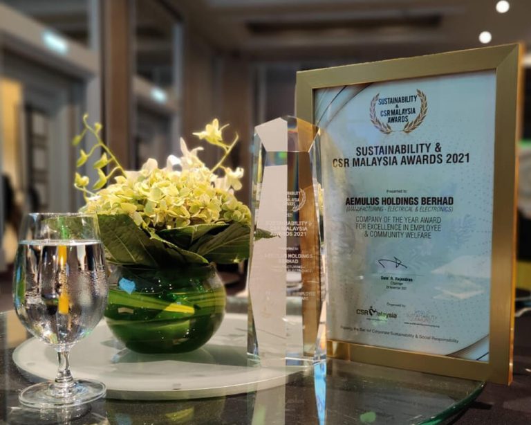 CSR Malaysia Awards 2021 - Aemulus Corporation Sdn Bhd